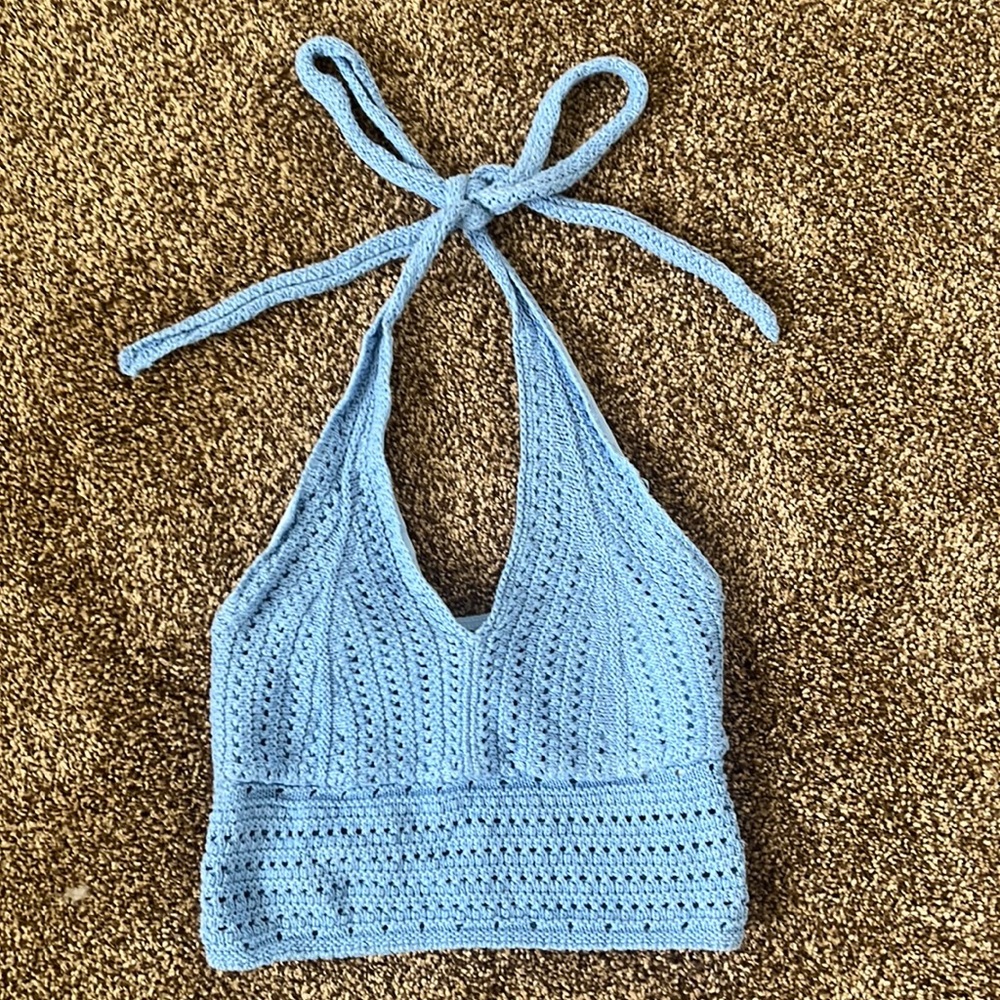 Crochet halter top